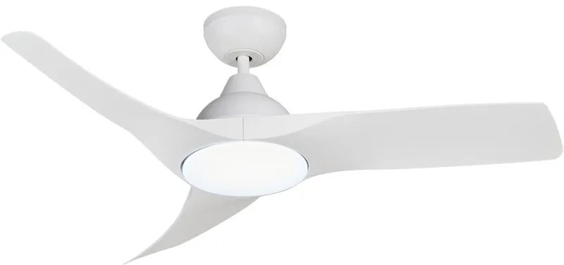 Ventilatore da soffitto Aruba bianco, Ø 112 cm, CCT, dimmerabile, INSPIRE IP20