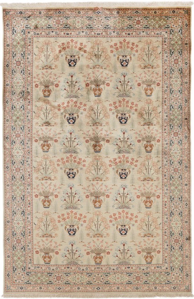 Ghom Tappeto persiano 130x200 (Iran) Annodato A Mano