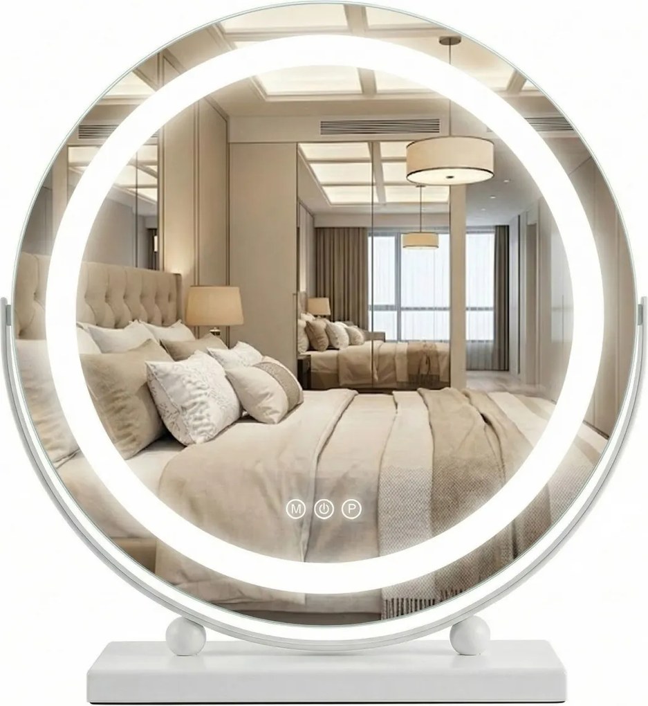 Specchio cosmetico LED MAKE-UP White – Ø40 cm