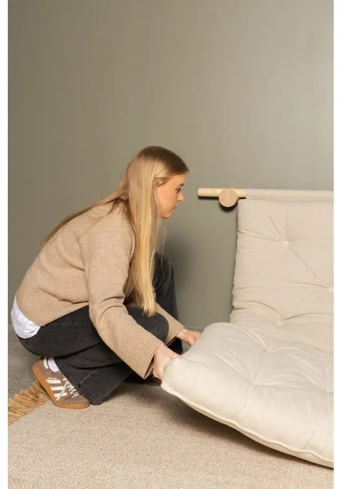 Divano marrone allungabile 135 cm Hooked – Karup Design