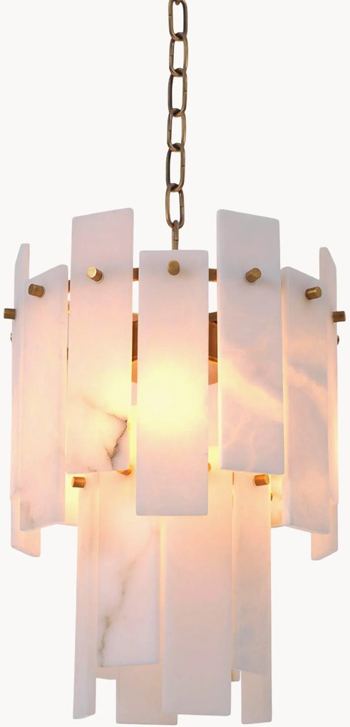 Lampada a sospensione in alabastro Acedevo