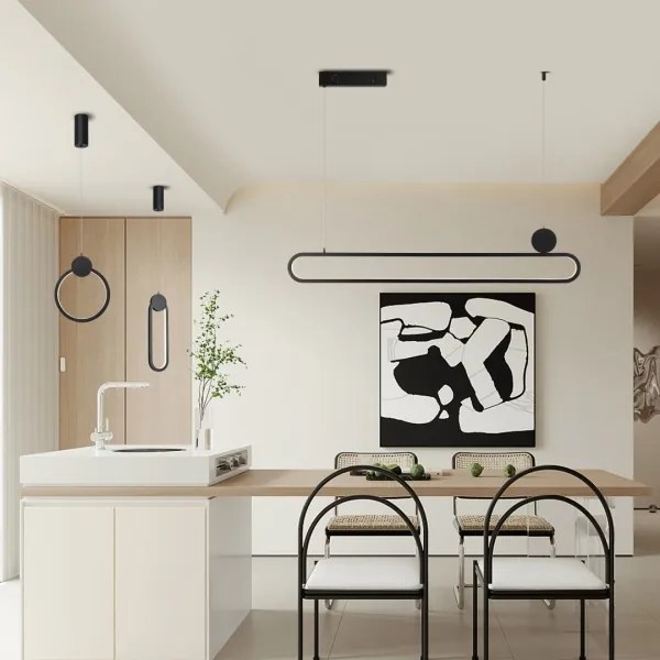 Immax NEO 07232L - Lampadario a sospensione con filo LED dimmerabile LITE OVALE LED/22W/230V + +TC