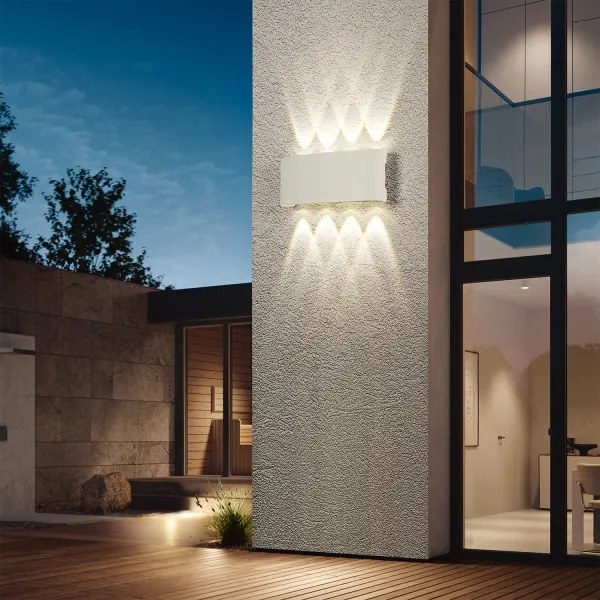 Brilagi - Applique da esterno FLAREBOX LED/8W/230V bianco IP65