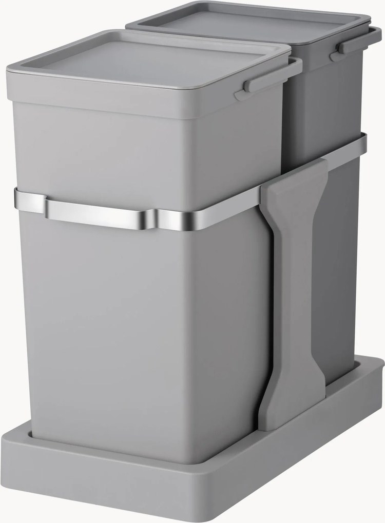 Pattumiera con sistema estraibile Deco, 15 + 20 L