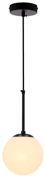 Lampadario a sospensione con filo POMPEI 1xE27/40W/230V nero