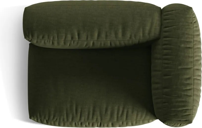 Modulo divano verde (angolo destro) Martina - Micadoni Home