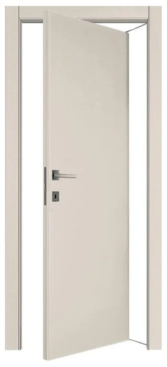 Porta interna rototraslante Leda in legno colore beige, L 90 x H 210 cm, apertura reversibile