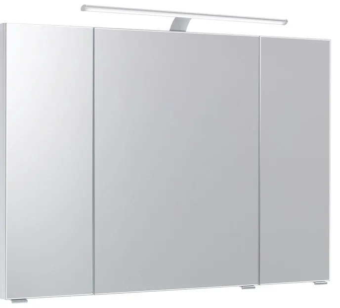 Specchio con illuminazione integrata bagno rettangolare Solitaire PELIPAL L 98 x H 70 x P 15 cm