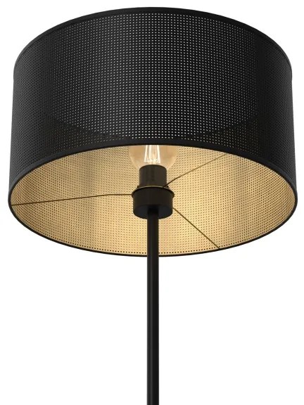 Lampada da terra LOFT SHADE 1xE27/60W/230V nero/oro