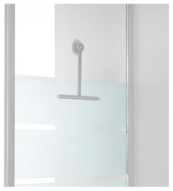 Tergivetro doccia bianco in plastica antigraffio con ventosa Spring