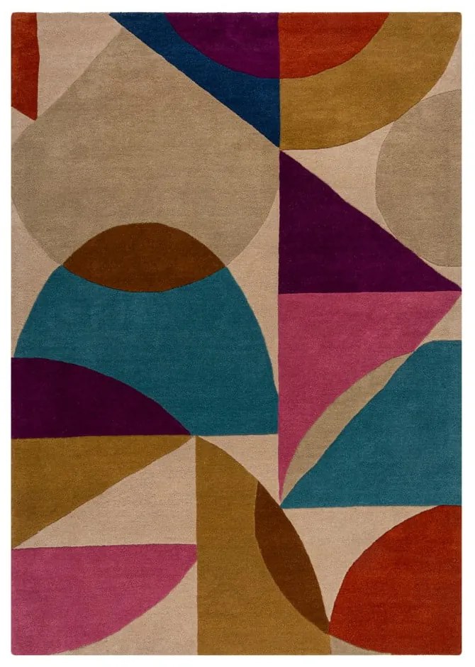Tappeto in lana tessuto a mano 120x170 cm Oblix – Flair Rugs