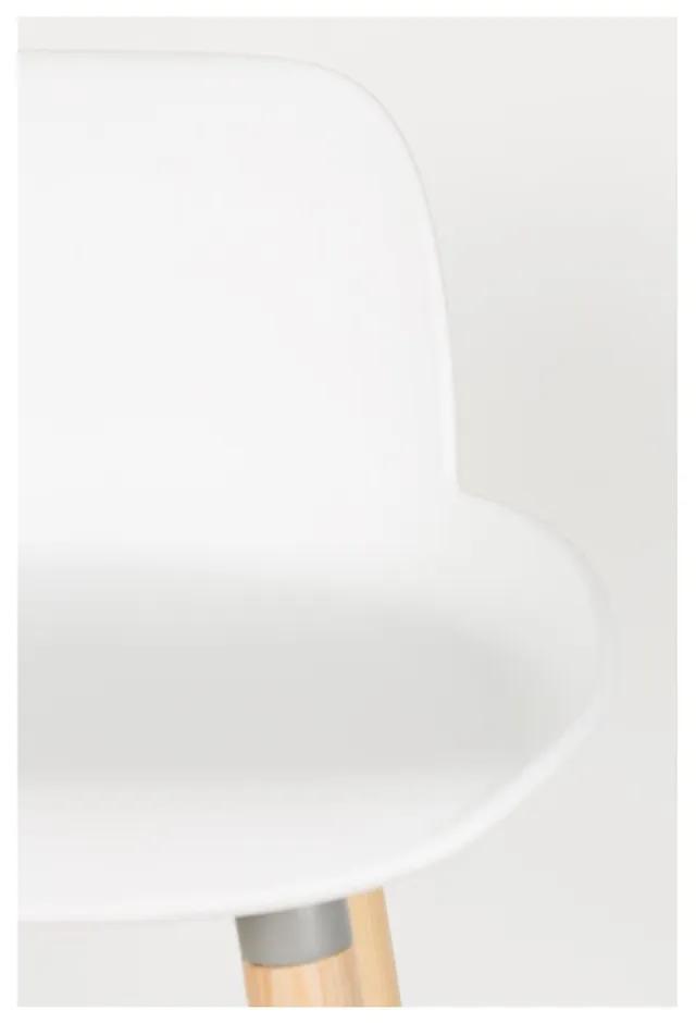 Set di 2 sgabelli da bar bianchi, altezza seduta 65 cm Albert Kuip - Zuiver