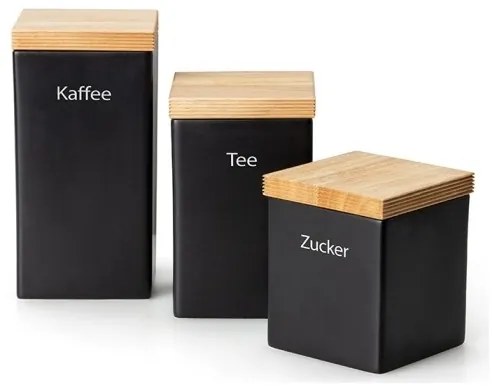 Continente C3714 - Portavivande in ceramica con coperchio 10x10x20,5 cm