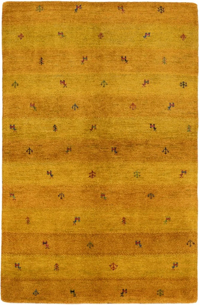 Gabbeh Tappeto 190x120 (Iran) Annodato A Mano