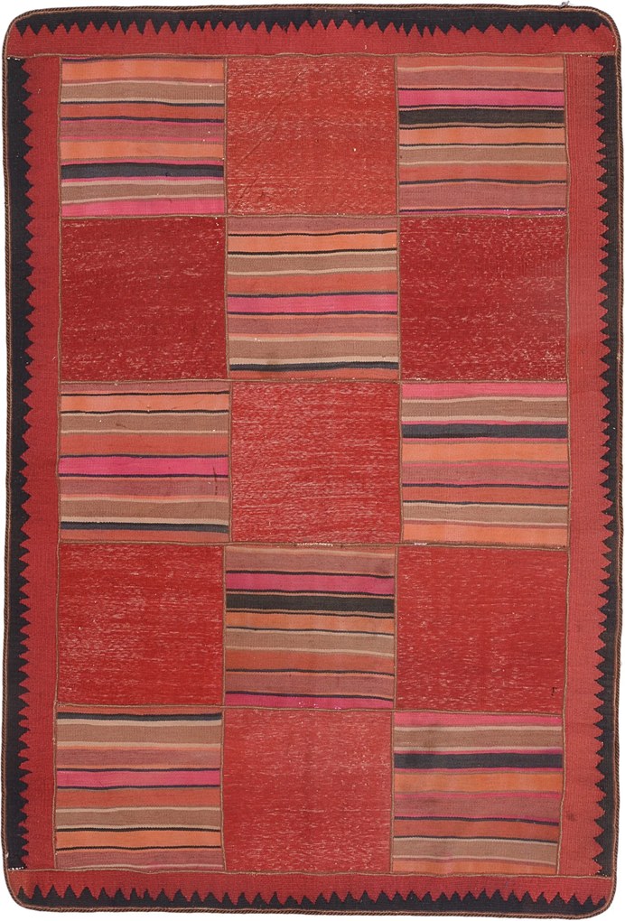 Patchwork Tappeto orientale 210x140 (Pakistan) Annodato A Mano