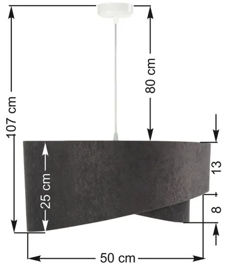 Lampadario su filo GALAXY 1xE27/60W/230V