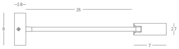 Zambelis 22049 - Lampada LED flessibile 3W 230V CRI90 nera