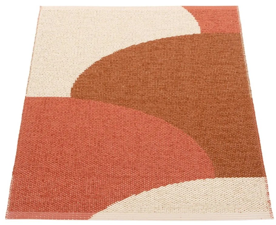 Tappeto da interno/esterno color mattone 70x90 cm Hill Brick Rust – Pappelina