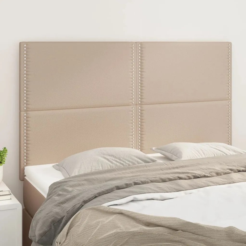 Testiere 4 Pz Cappuccino 72x5x78/88 Cm İn Similpelle /
