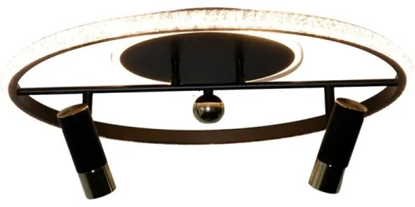 Plafoniera LED dimmerabile LED/60W/230V 3000-6500K nero + telecomando