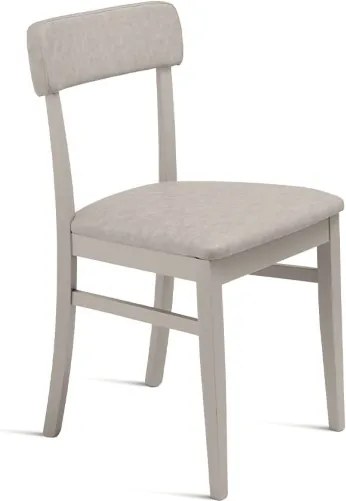 Sedia in ecopelle Ghiaccio con struttura in legno LIPSIA 2 sedie