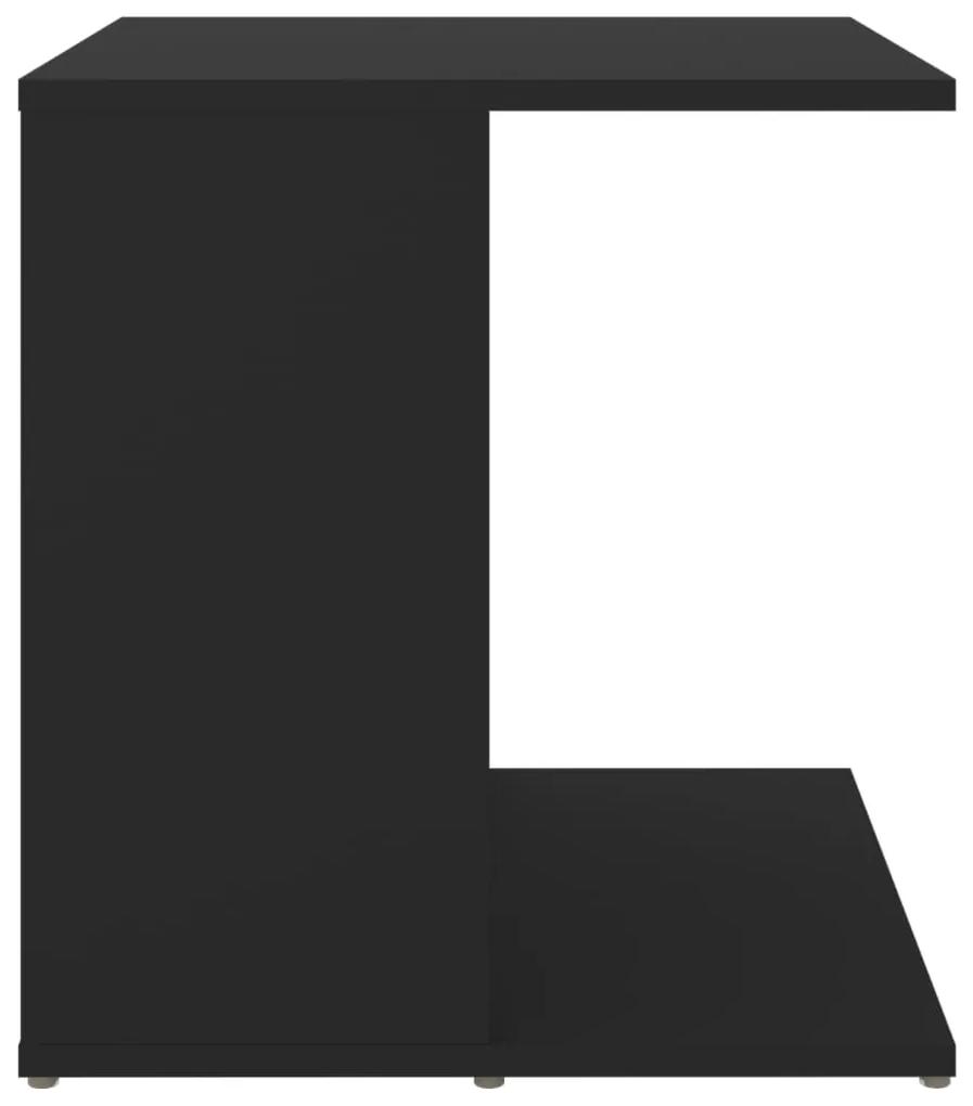 Tavolino Nero 45x45x48 cm in Legno Multistrato