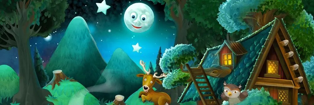 Quadro su tela – Bosco fiabesco