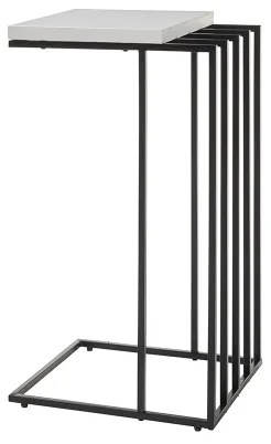 Tavolino d'appoggio ZAIRA bianco