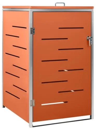 Copribidone per Spazzatura Singolo 69x77,5x115 cm Acciaio Inox