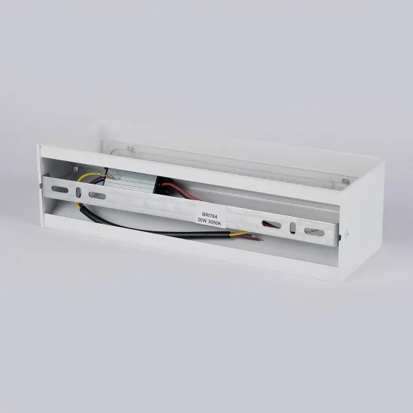 Brilagi - Lampada da parete LED per esterni DONNANI LED/12W/230V 30 cm bianco IP44