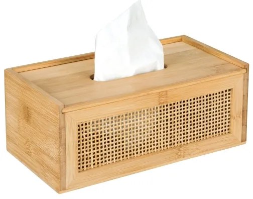 WENKO 25607100 - Dispenser per fazzoletti ALLEGRE 25x13 cm marrone