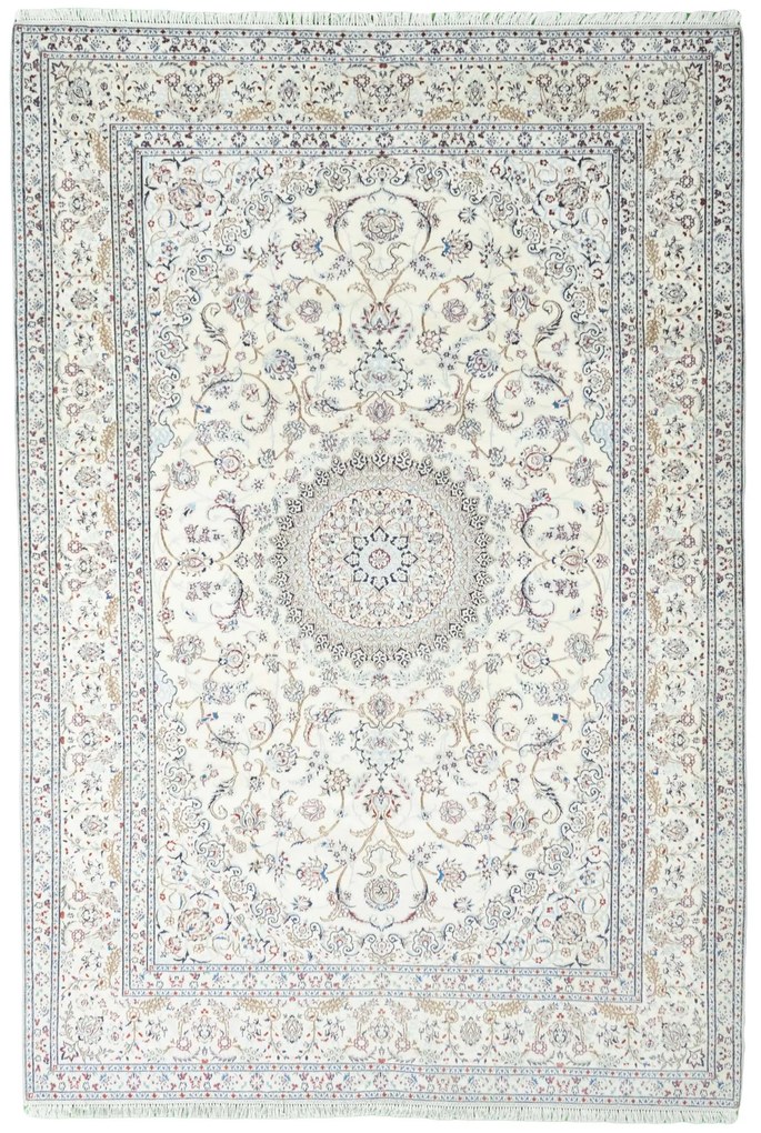 Nain Tappeto persiano 210 x 310 Beige (Iran) Annodato A Mano