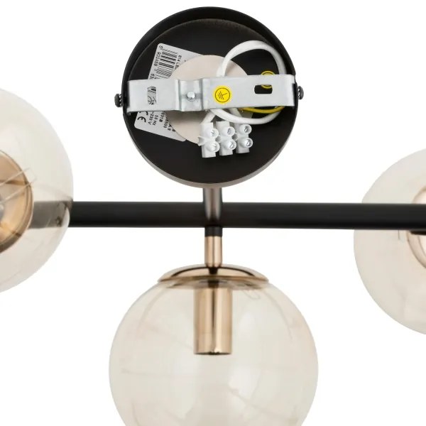 Lampadario a sospensione con supporto rigido LURO 4xE14/40W/230V