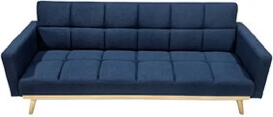 Divano Letto Con Cuscini 213X84X84Cm Cocoon Blue-12
