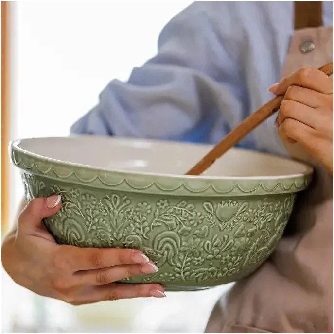 Ciotola verde in ceramica ø 29 cm Home to Roost – Mason Cash