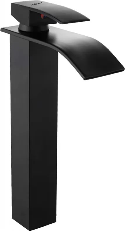 Mexen Aries rubinetto lavabo alto, nero - 744810-70