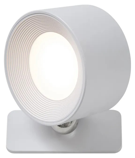 Set di 4 luci moderne da parete e da soffitto bianche con LED ricaricabile - Bright