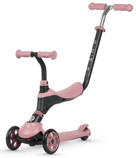 QPlay - Per bambini scooter 4in1 SEMA rosa