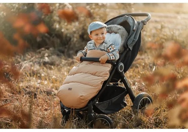 PETITE&MARS - Coprigambe per bambini 4in1 COMFY Elegant Caramel/Beige marrone