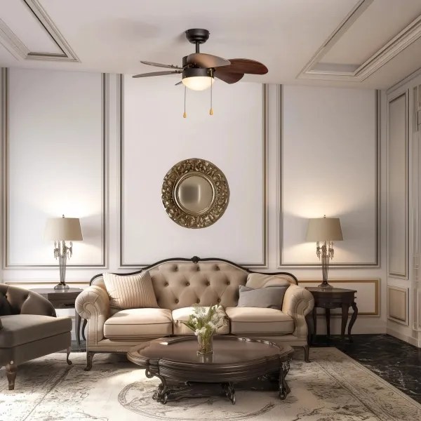 ZEVENTI - Ventilatore da soffitto FAMARA 1xE14/60W/230V