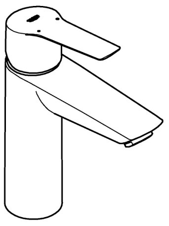 GROHE 242042432 - Miscelatore lavabo START, misura M, nero