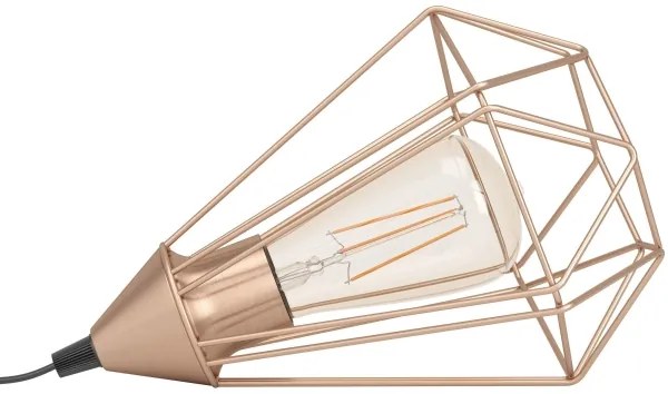 Eglo 94197 - Lampada da tavolo con spina TARBES 1xE27/60W/230V