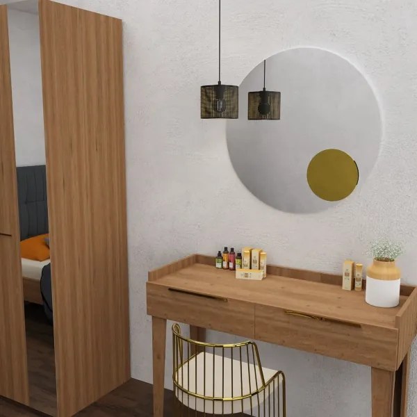 Lampadario a sospensione con filo LOFT SHADE 1xE27/60W/230V diametro 18 cm nero/oro