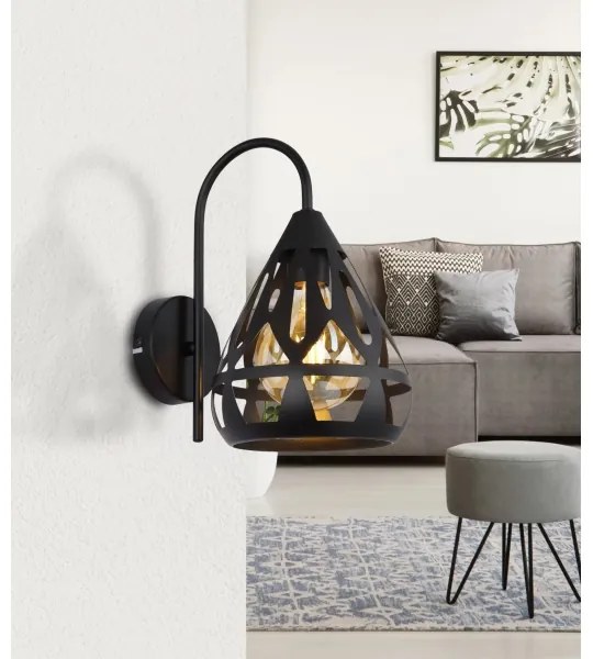 Globo 15889W - Applique HASSAN 1xE27/40W/230V