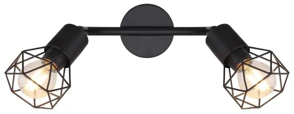 Globo - Faretto LED XARA 2xE14/6W/230V nero