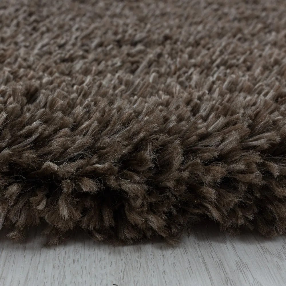 Tappeto marrone scuro 60x110 cm Fluffy - Ayyildiz Carpets