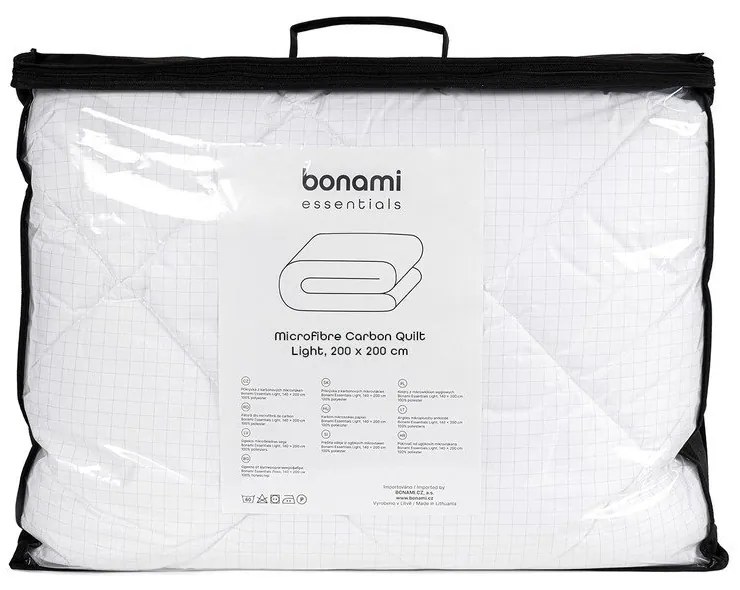 Přikrývka s výplní z mikrovlákna 200x200 cm Carbon Light – Bonami Essentials