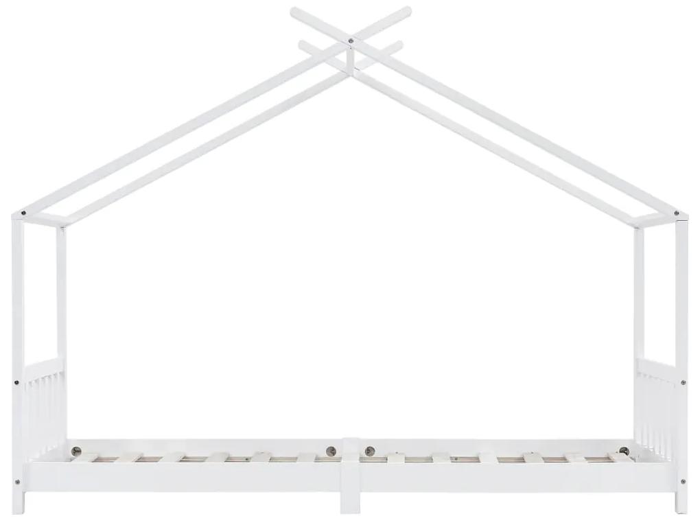 Giroletto per bambini bianco in massello di pino 90x200 cm