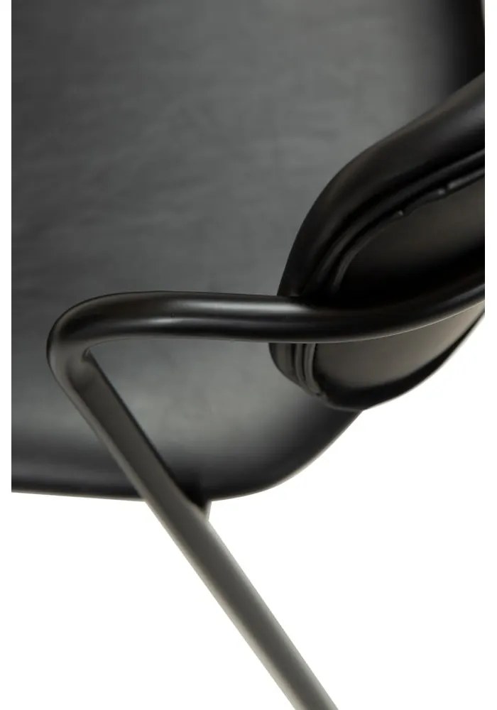 Sgabello da bar in similpelle nera, altezza 107 cm Zed - DAN-FORM Denmark