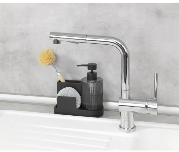 WENKO 54654100 - Organizer PINA 16x17 cm nero